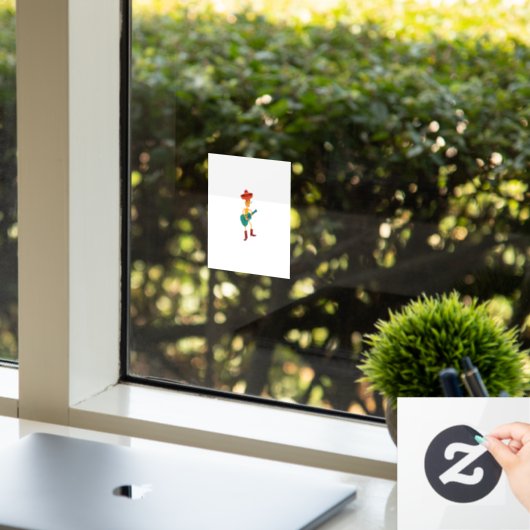 Festive Skeleton Guitar Player ウィンドウサイン (オフィス)