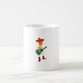 Festive Skeleton Guitar Player コーヒーマグカップ (中央)
