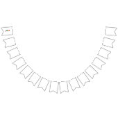 Festive Skeleton Guitar Player バンティングフラッグ (全)