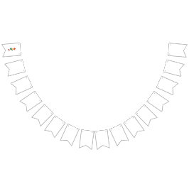 Festive Skeleton Guitar Player バンティングフラッグ