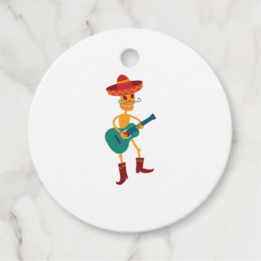 Festive Skeleton Guitar Player フェイバータグ (正面)