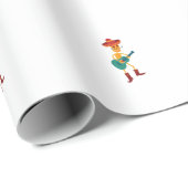 Festive Skeleton Guitar Player ラッピングペーパー (ロールコーナー)