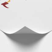 Festive Skeleton Guitar Player ラッピングペーパー (角)