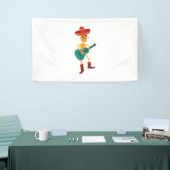 Festive Skeleton Guitar Player 横断幕 (トレードショー)