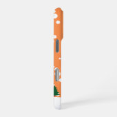 Festive Snowman in Winter Wonderland – Holiday iPhoneケース (右側面)