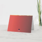 Festive Snowman Ornament Merry Christmas シーズンカード (裏面)