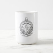 Festive Snowman T-Shirt コーヒーマグカップ (中央)