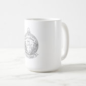 Festive Snowman T-Shirt コーヒーマグカップ (正面右)