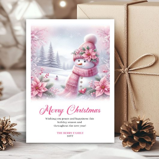 Festive Snowy Forest Kids Download Christmas Card シーズンカード