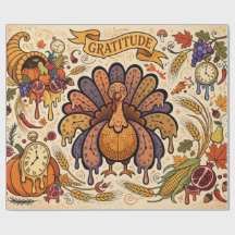 Festive Surreal Art Thanksgiving