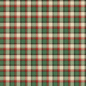 Festive Tartan Curtain Red Green Gift for Décor シャワーカーテン