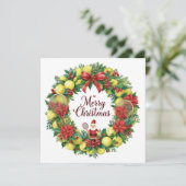 Festive Tennis Wreath for Christmas シーズンカード (スタンド正面)