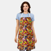 Festive Thanksgiving (Holiday) エプロン (着用した状態)