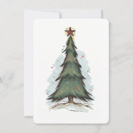 Festive Tree Christmas Card シーズンカード