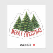 Festive Tree Christmas Sticker シール (シート)