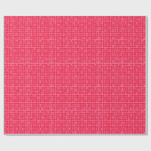 Festive Trees Holiday Christmas ラッピングペーパー (フラット)