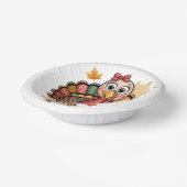Festive Turkey ペーパーボウル (傾斜あり)