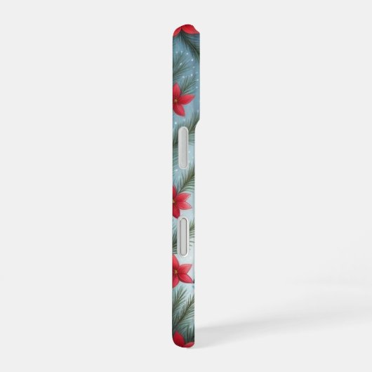 Festive Turtle Flat Holiday  iPhone 16ケース (右側面)