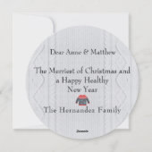  festive ugly Christmas sweater holiday vibe シーズンカード (裏面)