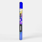 Festive Vacation Abstract  iPhoneケース (右側面)