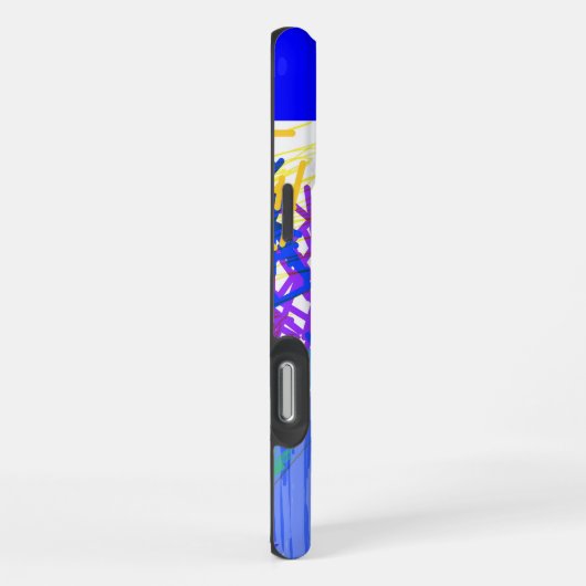 Festive Vacation Abstract  iPhoneケース (右側面)