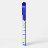 Festive Vacation Abstract  iPhoneケース (左側面)