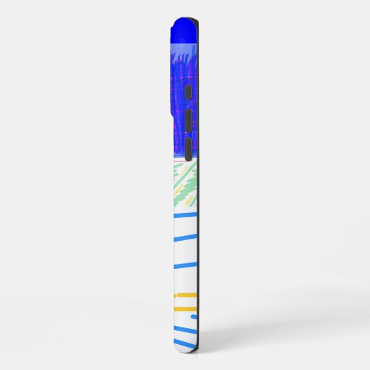 Festive Vacation Abstract  iPhoneケース (左側面)