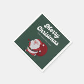 "Festive Vibes: Christmas & New Year Cheer" スタンダードカクテルナプキン (角)