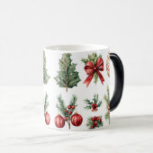 Festive Vintage Christmas モーフィングマグカップ (正面右)