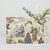 Festive Vintage Victorian Christmas Santa  (スタンド正面)
