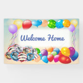 Festive Welcome Home Balloon Banner 横断幕 (横)