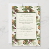 Festive Winter Gathering Invite 招待状 (正面)