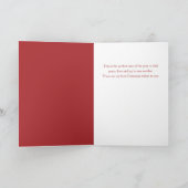 Festive Winter Scene Merriest Christmas Folded シーズンカード (内部)