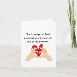 Festive Wishes: Christmas Magic Greeting Card for  サンキューカード