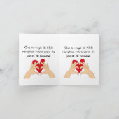 Festive Wishes: Christmas Magic Greeting Card for  サンキューカード (内部)