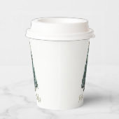 Festive Wishes. Christmas tree design 紙コップ (右)