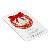 Festive Wreath Holiday マグネット (右側)