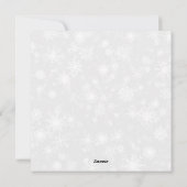 Festive Wreath Merry Christmas Happy シーズンカード (裏面)