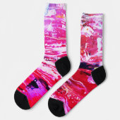 Festivité variation rose ソックス (左)