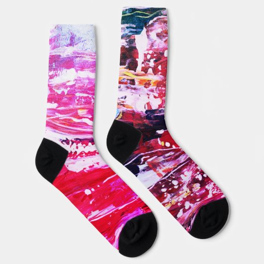 Festivité variation rose ソックス (右)