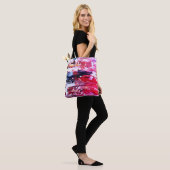 Festivité variation rose トートバッグ (モデル)