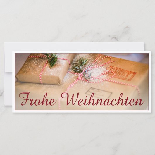 Festliche Geschenke als Weihnachtsmotiv (正面)