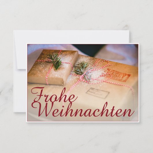 Festliche Geschenke als Weihnachtsmotiv (正面)