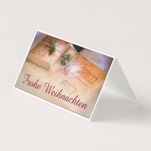 Festliche Geschenke als Weihnachtsmotiv (正面)