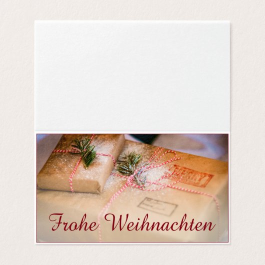 Festliche Geschenke als Weihnachtsmotiv (外部フラット)