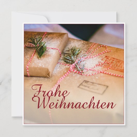 Festliche Geschenke als Weihnachtsmotiv (正面)