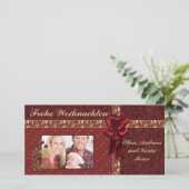 Festliches Weihnachtsのデザイン シーズンカード (スタンド正面)