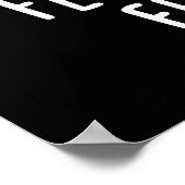 Fetaは私をBettaチーズパおもしろいン暗いBGに落とした ポスター (角)