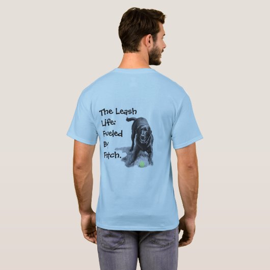 Fetchに駆り立てられて Tシャツ (裏面フル)