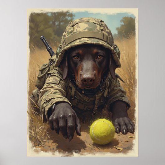 Fetch Fighter:準備完了、狙い、警告 ポスター (正面)